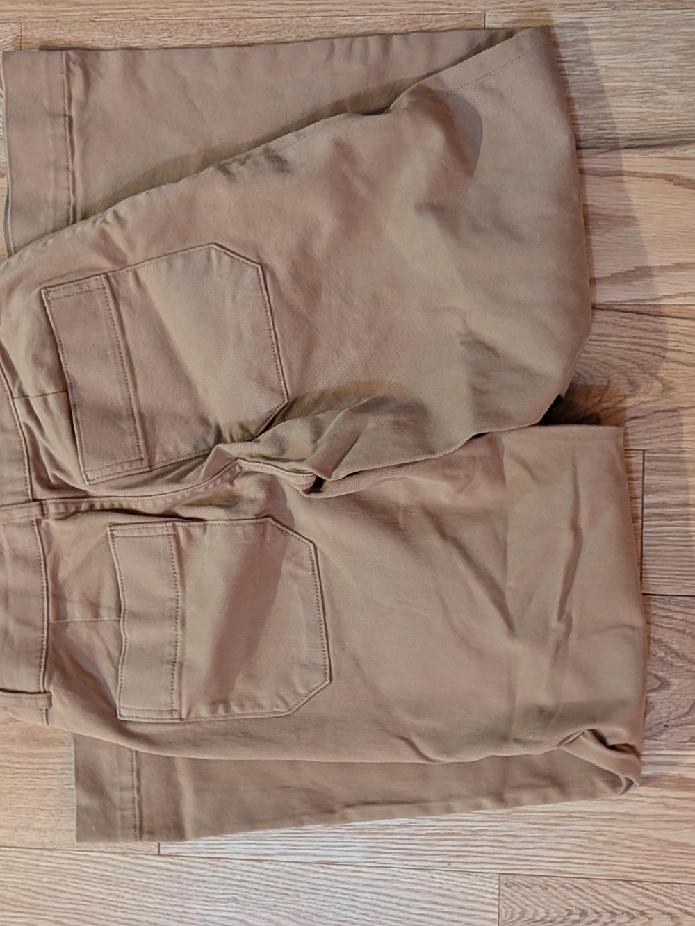 Everlane Organic High-Rise Straight Leg Pants In Toasted Coconut - Picture 5 of 7